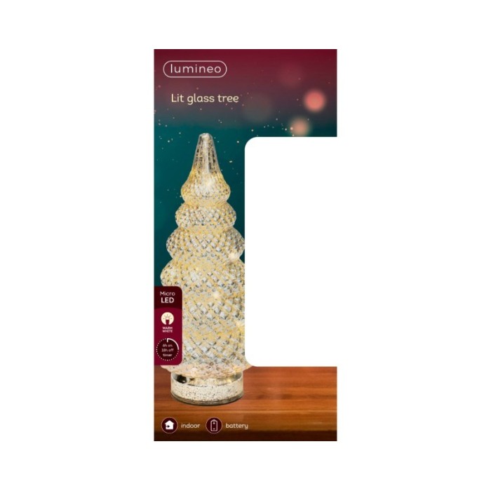 ALBERO VETRO MICROLED LUCE CALDA D.20 L.6.5